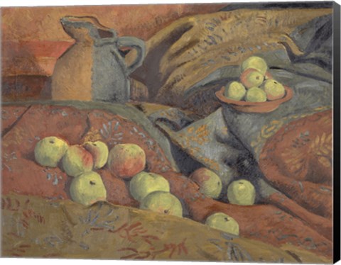 Framed Still Life: Apples And Pitcher, 1912 Print