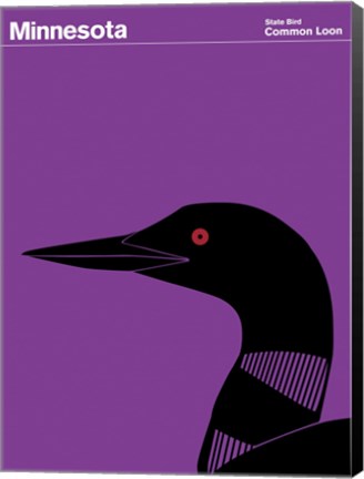 Framed Montague State Posters - Minnesota Print