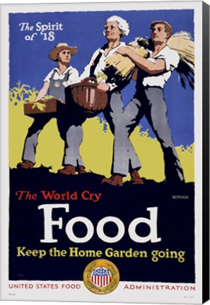 Framed Keep the Home Garden Going Print