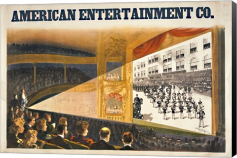 Framed American Entertainment Print