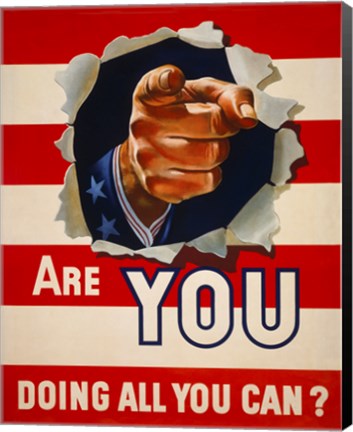 Framed Are You Doing All You Can? Print