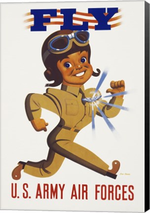 Framed Fly - U.S. Army Air Forces Print
