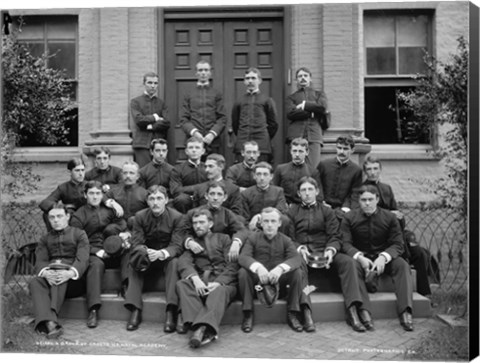 Framed Group of Cadets, U.S. Naval Academy Print