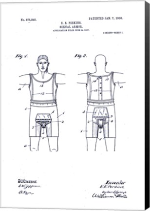 Framed Sexual Armor to Stop Masturbation and Insanity, 1908 Print