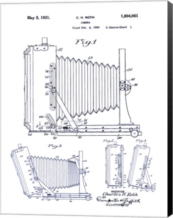 Framed Century Universal Camera, 1929 Print