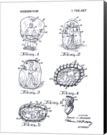 Framed Boy In the Bubble Print
