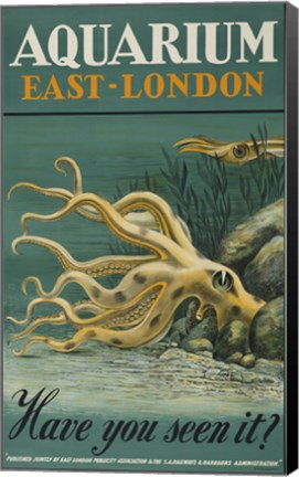 Framed Aquarium, East-London Print