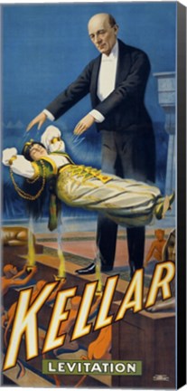 Framed Kellar Levitation Print