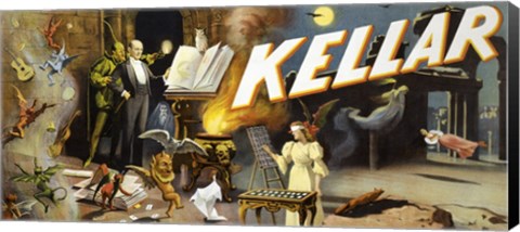 Framed Kellar the Great Mystery Print
