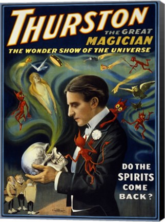 Framed Thurston, Talking to Skulls Print