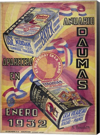 Framed Anuario Daumas Print