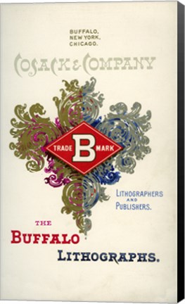 Framed Cosack &amp; Co Lithographers Print