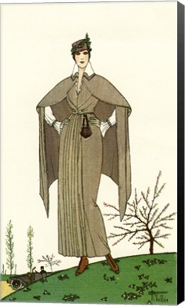 Framed Costumes Parisiens of 1914, Women's Fashion Print