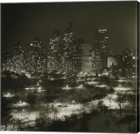 Framed Winter Central Park Print