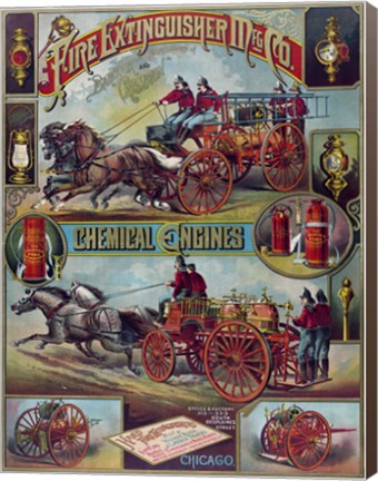 Framed Fire Extinguisher Mfg Co. Print