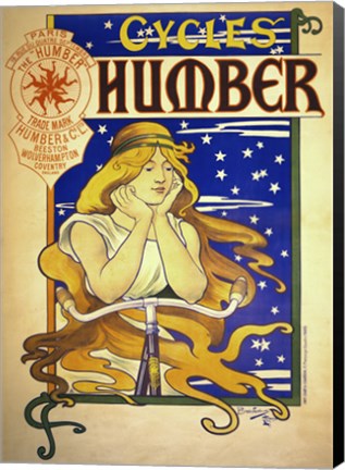 Framed Humber Cycles Print