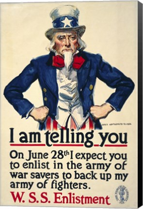 Framed I Am Telling You Print