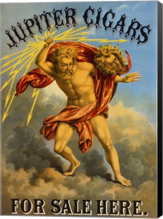 Framed Jupiter Cigars For Sale Here Print