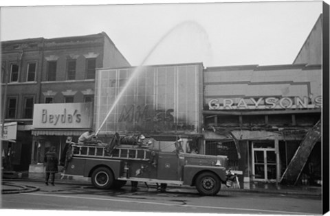 Framed Aftermath of the April 1968 D.C. Riot Print