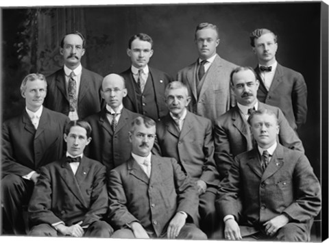 Framed Amateur Baseball Commission, 1905 circa Print