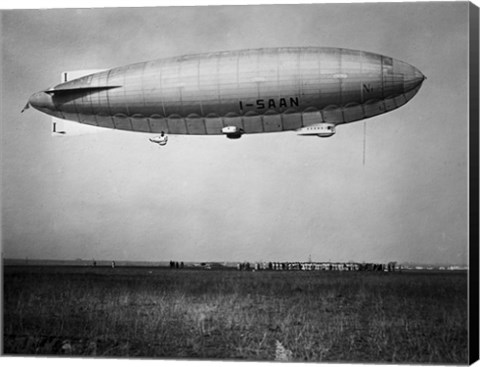 Framed Amundsen (blimp) Print