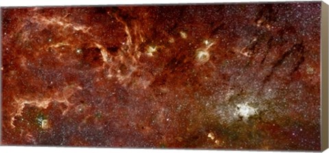 Framed Infrared View of the Galaxy Print