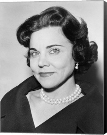 Framed Ann Landers Portrait 1961 Print