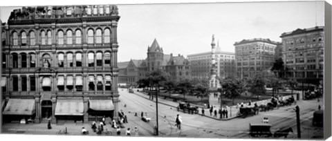 Framed Buffalo Panorama1 Print