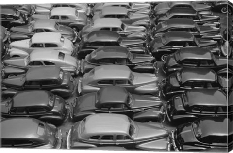 Framed Chicago Parking Lot Print