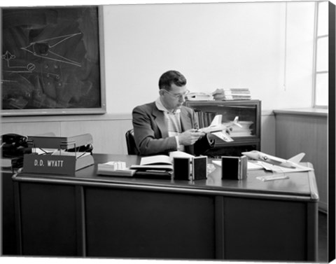 Framed Engineers at Work Print