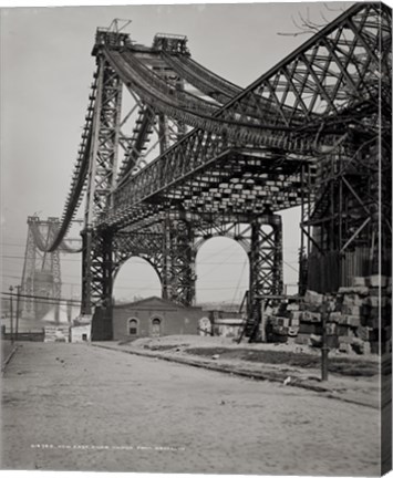 Framed New East River Bridge Print