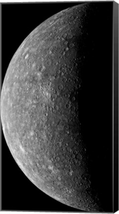 Framed Planet Mercury, March 24, 1974 Print