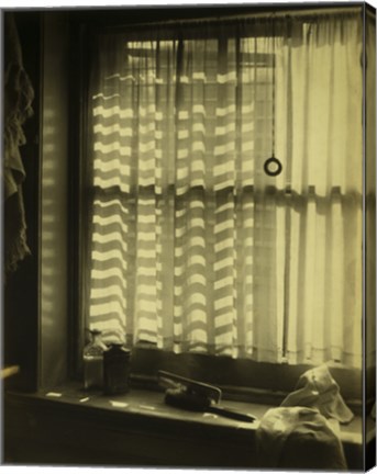 Framed Bathroom Window Print