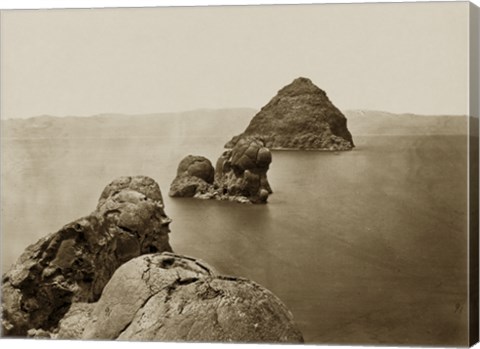 Framed Pyramid and Domes, NV Print