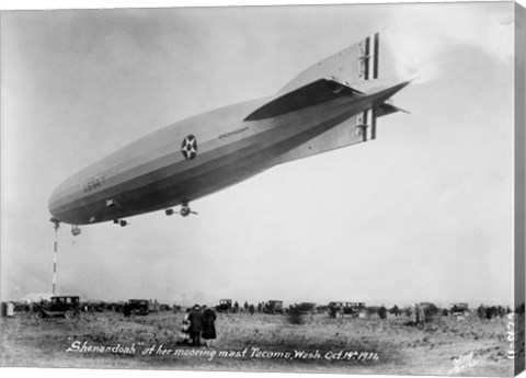 Framed USS Shenadoah, Tacoma, Wash Print