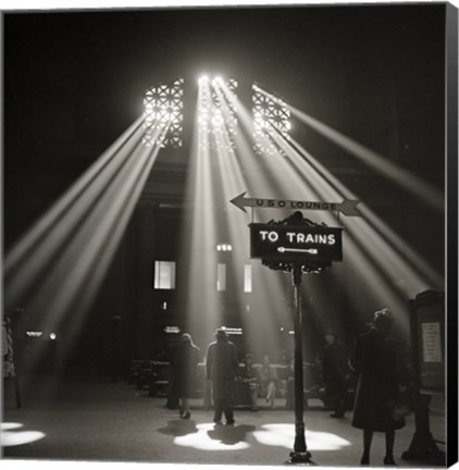 Framed Waiting Room of the Union Station, Chicago Print