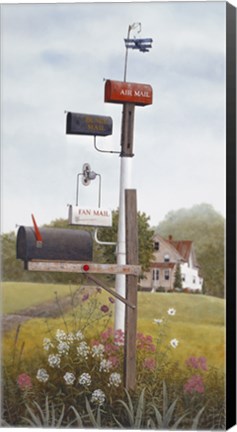Framed Mailboxes Print