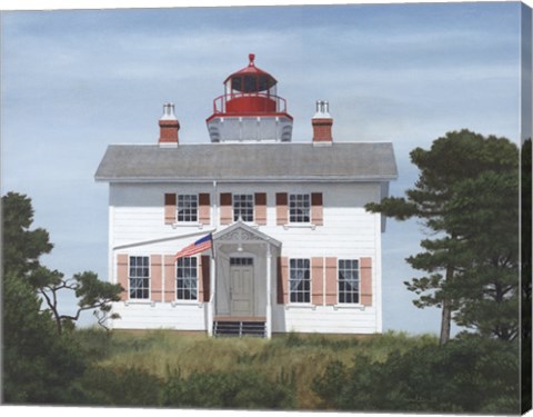 Framed Yaquina Bay Lighthouse Print