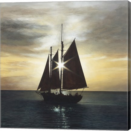 Framed Sunburst Print