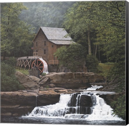 Framed Glade Creek Mill Print