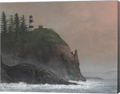 Framed Cape Disappointment Light Print