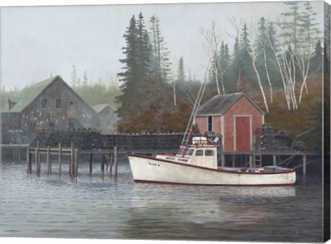 Framed Foggy Morning Print