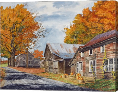 Framed October Country Drive Print