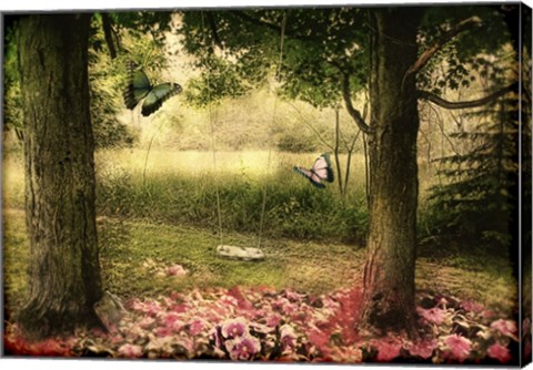 Framed Behind our House Print