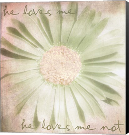 Framed He Loves Me Print