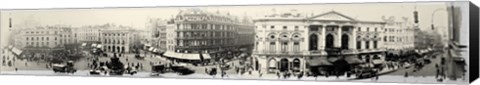 Framed Picadilly Circus London 1900 Print