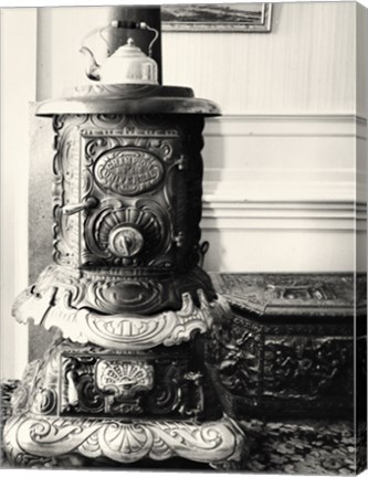 Framed Old Fashioned Stove Print