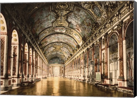 Framed Hall of Mirrors Versailles Print