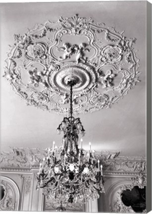 Framed Ornate Ceiling Engraving Print