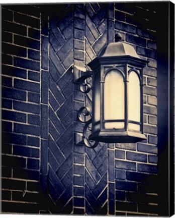 Framed Street Lamp Print